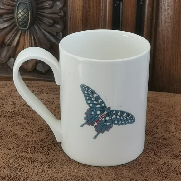 Portmeirion "Botanic Garden"  Butterfly & Floral Mug Set Of 4 - Picture 5 of 13